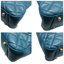 Load image into Gallery viewer, Chanel 19 Lambskin Quilted Leather Satchel Bag Blue
