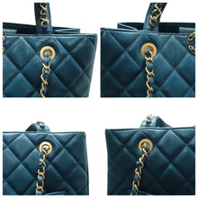 Load image into Gallery viewer, Chanel 19 Lambskin Quilted Leather Satchel Bag Blue
