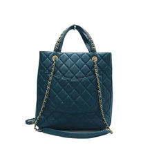 Load image into Gallery viewer, Chanel 19 Lambskin Quilted Leather Satchel Bag Blue
