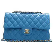 Load image into Gallery viewer, Chanel CF Jumbo Leather Shoulder Bag Blue
