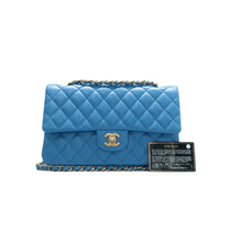 Load image into Gallery viewer, Chanel CF Jumbo Leather Shoulder Bag Blue
