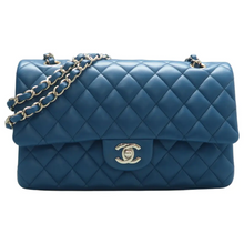 Load image into Gallery viewer, Chanel CF Leather Shoulder Bag Blue
