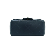 Load image into Gallery viewer, CHANEL Classic Flap Quilted Leather Shoulder Bag Blue
