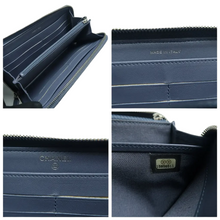 Load image into Gallery viewer, CHANEL Leather Wallet Blue

