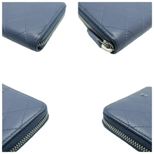 Load image into Gallery viewer, CHANEL Leather Wallet Blue
