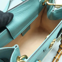 Load image into Gallery viewer, Gucci Diana Mini Leather Satchel Bag Blue
