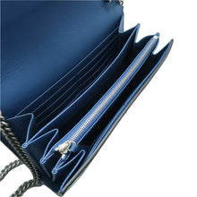 Load image into Gallery viewer, Gucci Dionysus Chain Wallet Blooms Canvas Crossbody Bag Blue
