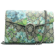 Load image into Gallery viewer, Gucci Dionysus Chain Wallet Blooms Canvas Crossbody Bag Blue
