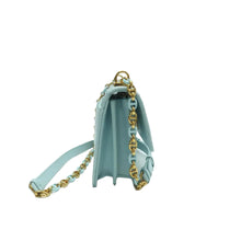 Load image into Gallery viewer, CHRISTIAN DIOR Caro Leather Shoulder Bag Blue
