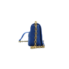 Load image into Gallery viewer, Christian Dior Dior Caro Leather Shoulder Bag Blue
