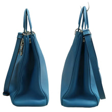 Load image into Gallery viewer, Christian Dior VIP Leather Satchel Bag Blue
