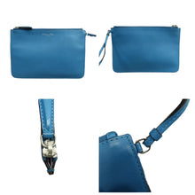 Load image into Gallery viewer, Christian Dior VIP Leather Satchel Bag Blue
