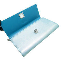 Load image into Gallery viewer, DIOR Wallet On Chain Leather Shoulder Bag Blue
