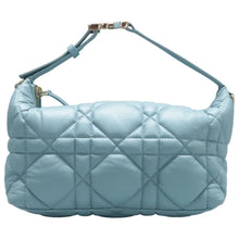 Load image into Gallery viewer, Christian Dior Diortravel Nomad Calfskin Macrocannage Small Pouch Horizon Blue
