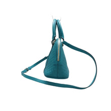 Load image into Gallery viewer, Gucci Dome GG Leather Satchel Bag Blue
