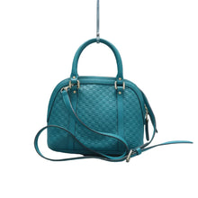 Load image into Gallery viewer, Gucci Dome GG Leather Satchel Bag Blue
