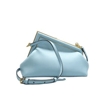 Load image into Gallery viewer, FENDI First Leather Shoulder Bag Blue
