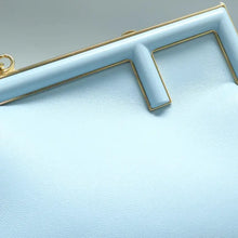 Load image into Gallery viewer, FENDI First Leather Shoulder Bag Blue
