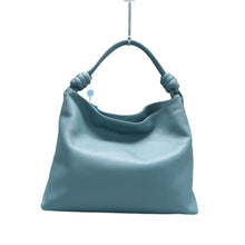 Load image into Gallery viewer, Loewe Flamenco Leather Shoulder Bag Blue
