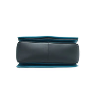 Load image into Gallery viewer, CELINE Frame Leather Shoulder Bag Blue
