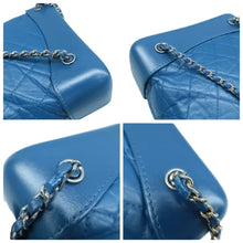 Load image into Gallery viewer, CHANEL Gabrielle Calfskin Leather Backpack Blue
