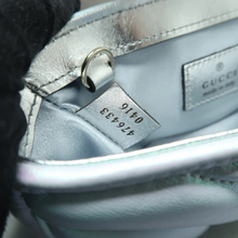 Load image into Gallery viewer, GUCCI GG Marmont Leather Shoulder Bag Blue
