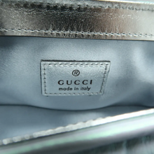 Load image into Gallery viewer, GUCCI GG Marmont Leather Shoulder Bag Blue
