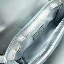 Load image into Gallery viewer, GUCCI GG Marmont Leather Shoulder Bag Blue
