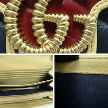 Load image into Gallery viewer, GUCCI Marmont Leather Shoulder Bag Bicolor
