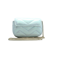 Load image into Gallery viewer, GUCCI GG Marmont Leather Shoulder Bag Blue
