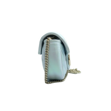 Load image into Gallery viewer, GUCCI GG Marmont Leather Shoulder Bag Blue

