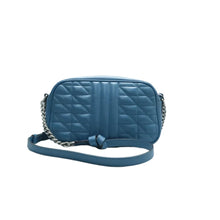 Load image into Gallery viewer, GUCCI GG Marmont Leather Shoulder Bag Blue
