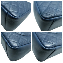 Load image into Gallery viewer, Chanel GST Grand shopping Quilted Leather Tote Bag Blue
