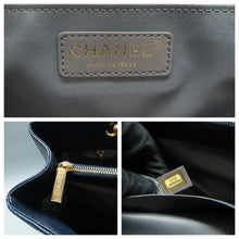 Load image into Gallery viewer, Chanel GST Grand shopping Quilted Leather Tote Bag Blue
