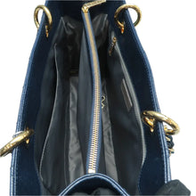 Load image into Gallery viewer, Chanel GST Grand shopping Quilted Leather Tote Bag Blue
