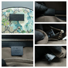 Load image into Gallery viewer, Gucci Blooms Canvas Backpack Bag Blue
