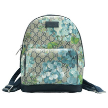 Load image into Gallery viewer, Gucci Blooms Canvas Backpack Bag Blue
