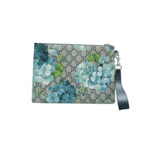 Load image into Gallery viewer, Gucci Blooms Large Cosmetic Case GG Supreme Monogram Clutch Blue
