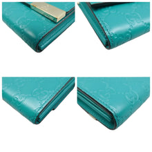 Load image into Gallery viewer, Gucci Chain Wallet Guccissima Signature Dice Shoulder Bag Blue
