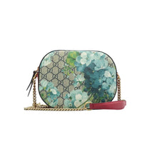 Load image into Gallery viewer, Gucci Blooms Mini Chain GG Supreme Monogram Shoulder Bag Blue
