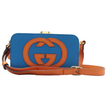 Load image into Gallery viewer, Gucci Interlocking G Vitello Eclipse Mini Shoulder Bag Blue
