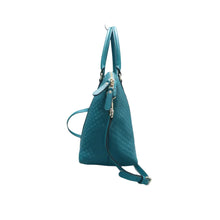 Load image into Gallery viewer, Gucci Soft Microguccissima Dome Leather Satchel Bag Blue
