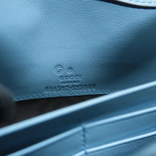 Load image into Gallery viewer, GUCCI Leather Shoulder Bag Blue
