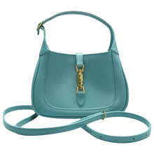 Load image into Gallery viewer, Gucci Jackie 1961 Small Leather Hobo Bag Dusty Azure
