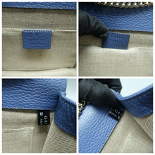 Load image into Gallery viewer, Gucci Interlocking Leather Shoulder Bag Blue
