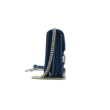 Load image into Gallery viewer, Gucci Interlocking Leather Shoulder Bag Blue
