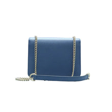 Load image into Gallery viewer, Gucci Interlocking Leather Shoulder Bag Blue
