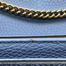 Load image into Gallery viewer, Gucci Interlocking Leather Shoulder Bag Blue
