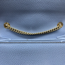 Load image into Gallery viewer, Gucci Interlocking Leather Shoulder Bag Blue

