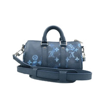 Load image into Gallery viewer, Louis Vuitton Keepall City Monogram Satchel Bag Blue
